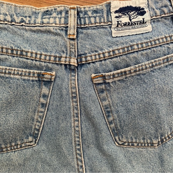 Vintage 90s Forrestel La Marca Del Vestire High Rise Tapered Jeans Size 8 Long - Picture 5 of 12